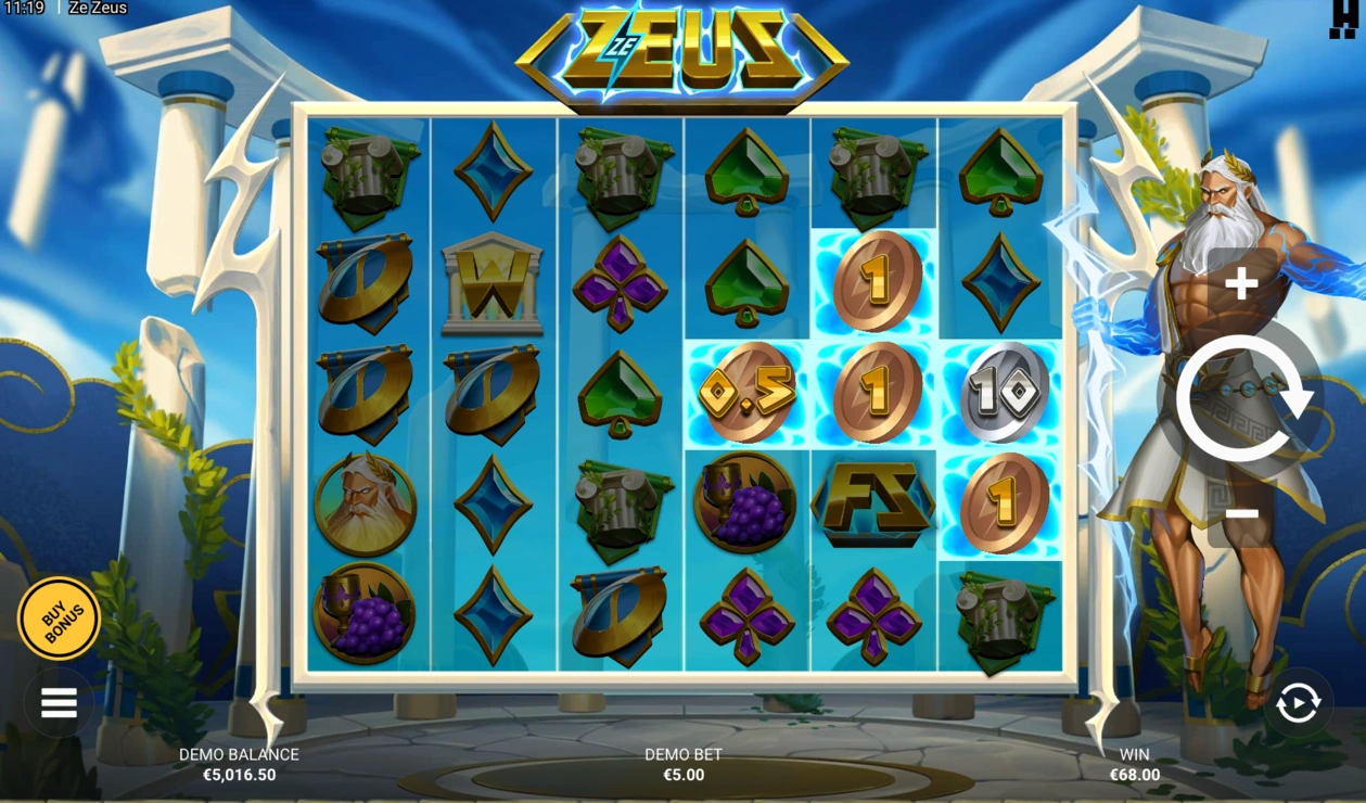 Ze Zeus Slot Features