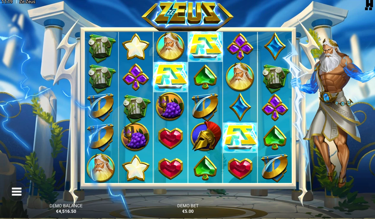 Ze Zeus Slot Scatters