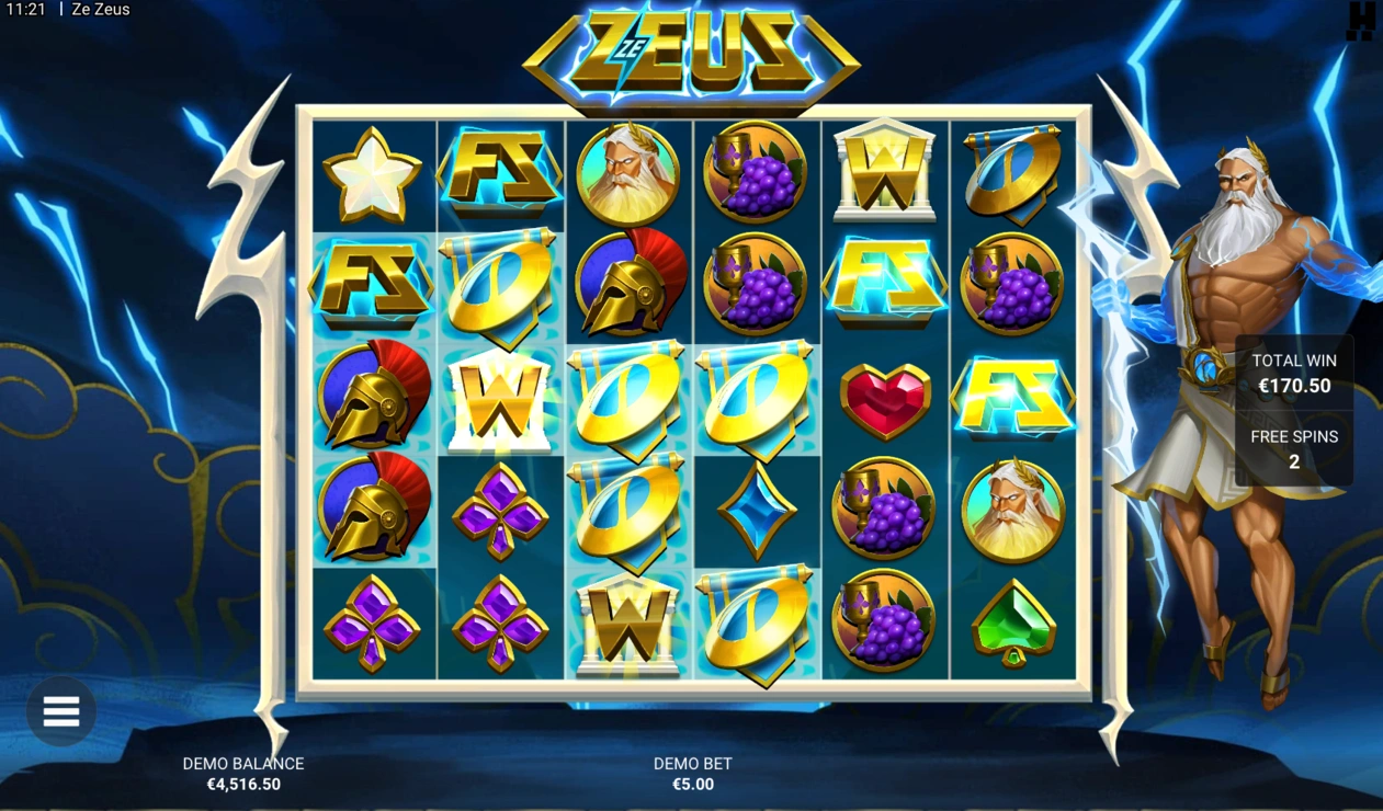 Ze Zeus Slot Wild Symbols